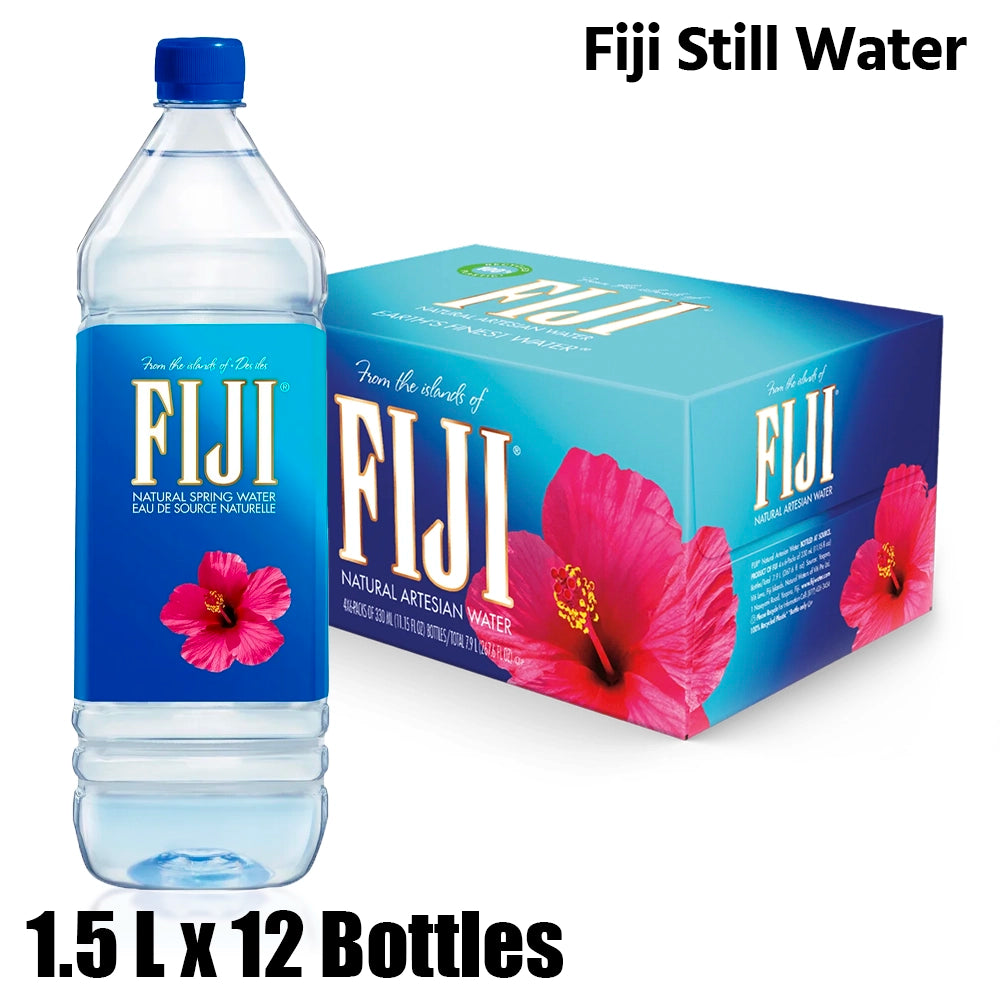 Fiji still water, fiji, 1 box (12 bottles x 1.5l each)